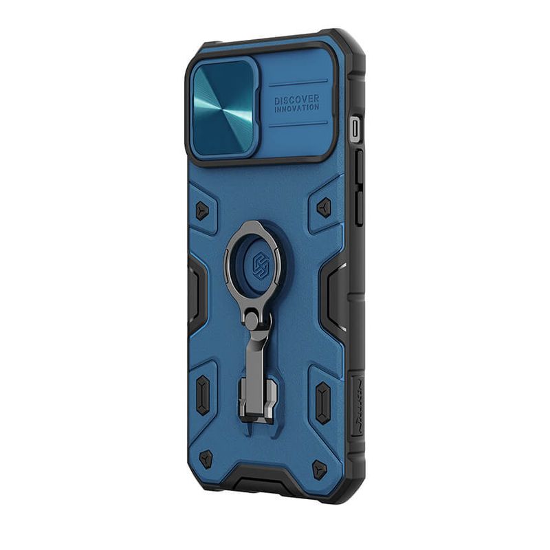 Maskica Nillkin CamShield Armor Pro za iPhone 13 Pro Max 6.7 plava