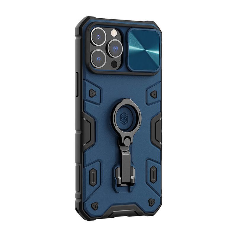 Maskica Nillkin CamShield Armor Pro za iPhone 13 Pro Max 6.7 plava
