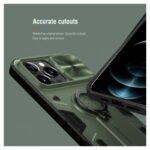Maskica Nillkin CamShield Armor za iPhone 13 Pro 6.1 zelena - Slika 8