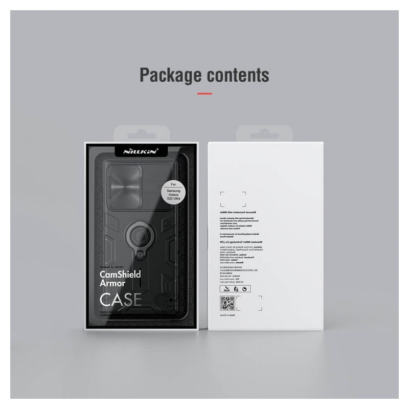 Maskica Nillkin CamShield Armor za Samsung S908B Galaxy S22 Ultra 5G plava
