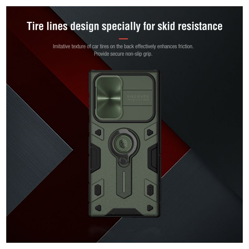 Maskica Nillkin CamShield Armor za Samsung S908B Galaxy S22 Ultra 5G plava