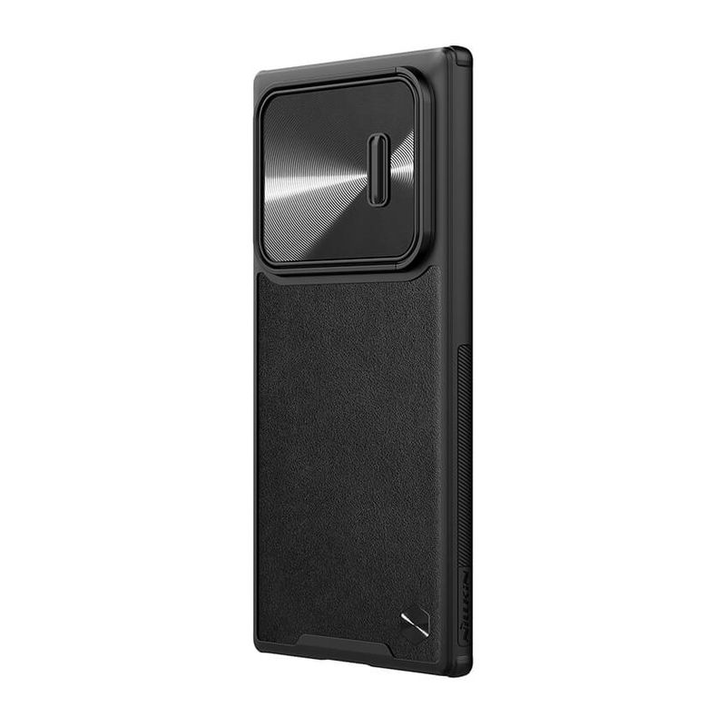 Maskica Nillkin CamShield Leather S za Samsung S908B Galaxy S22 Ultra 5G crna