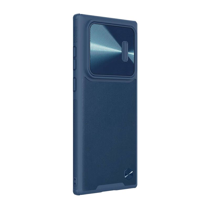 Maskica Nillkin CamShield Leather S za Samsung S908B Galaxy S22 Ultra 5G plava