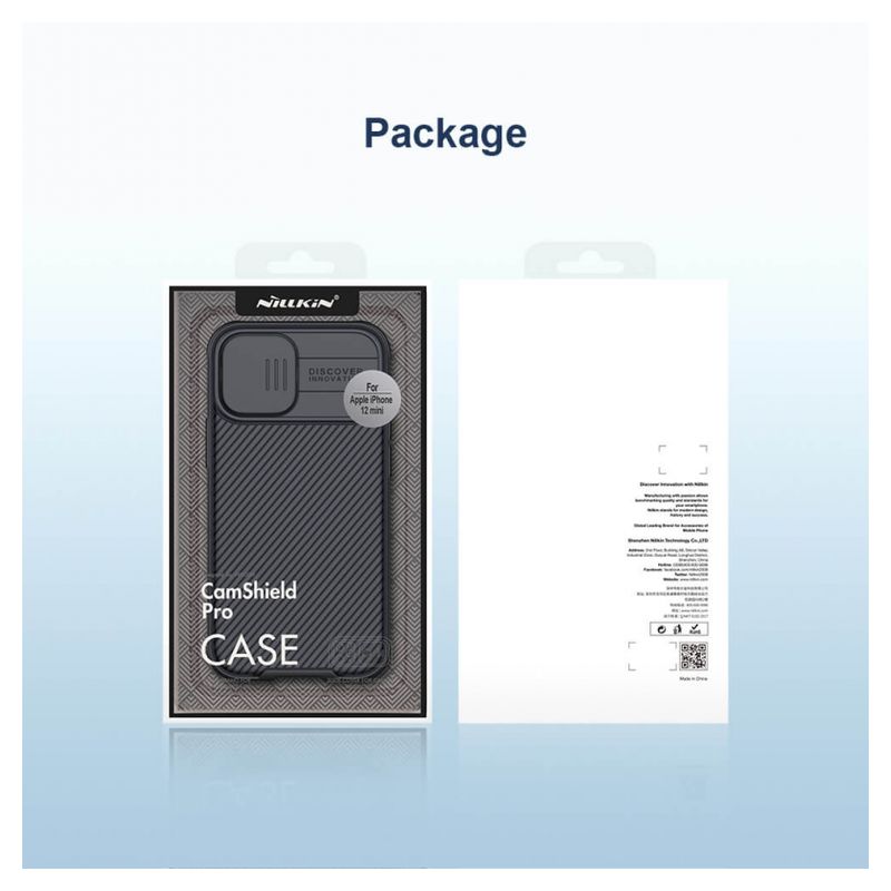 Maskica Nillkin CamShield Pro Magnetic za iPhone 12 Mini 5.4 plava