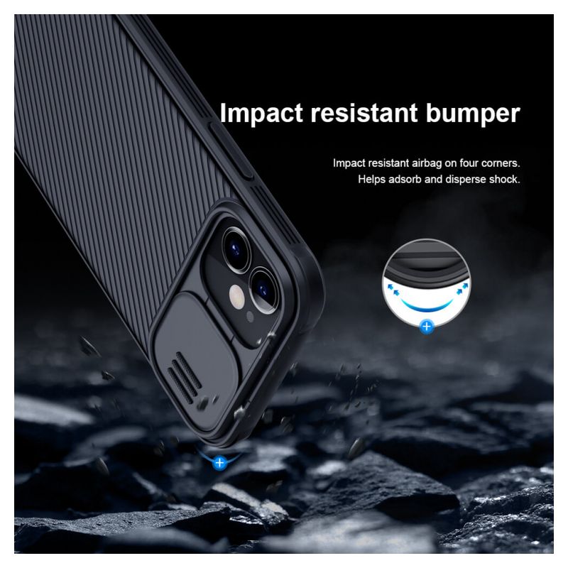 Maskica Nillkin CamShield Pro Magnetic za iPhone 12 Mini 5.4 plava