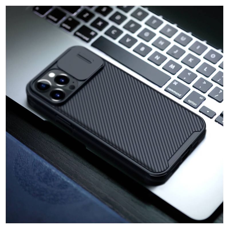 Maskica Nillkin CamShield Pro Magnetic za iPhone 13 Pro 6.1 crna