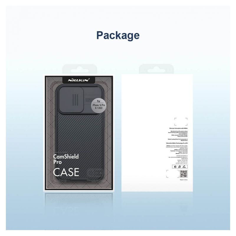 Maskica Nillkin CamShield Pro Magnetic za iPhone 14 Pro 6.1 crna