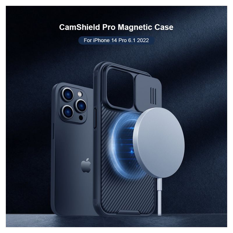 Maskica Nillkin CamShield Pro Magnetic za iPhone 14 Pro 6.1 crna