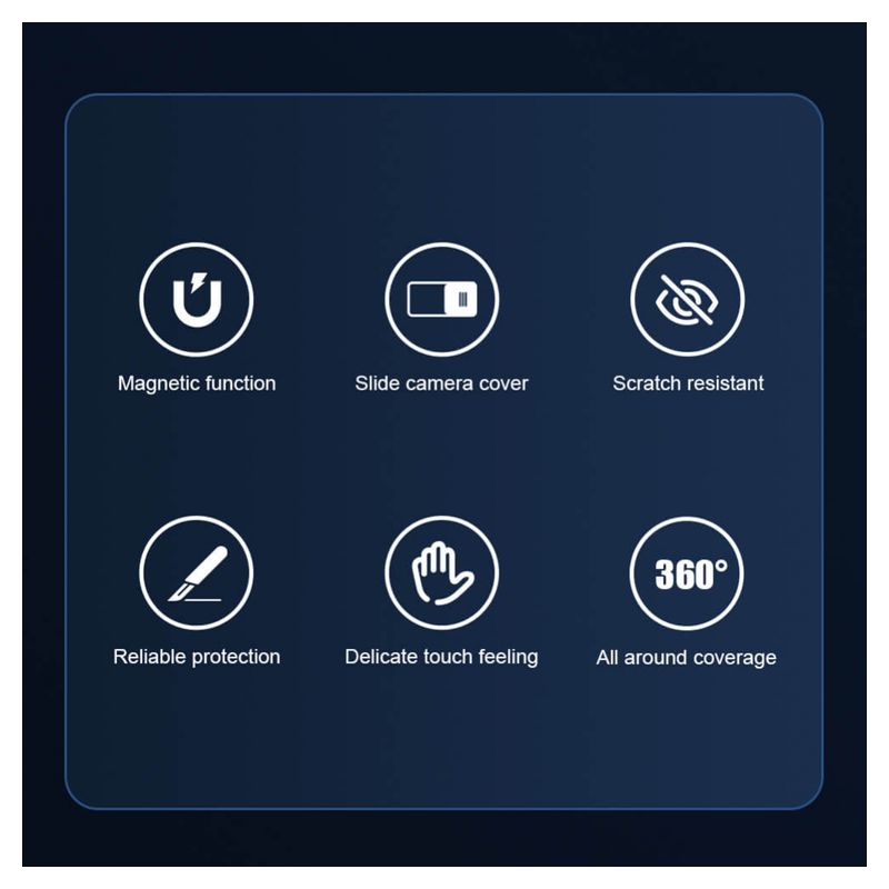 Maskica Nillkin CamShield Pro Magnetic za iPhone 14 Pro 6.1 crna