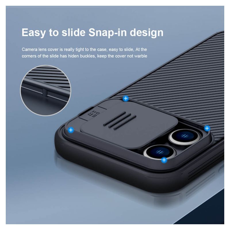 Maskica Nillkin CamShield Pro Magnetic za iPhone 14 Pro 6.1 crna