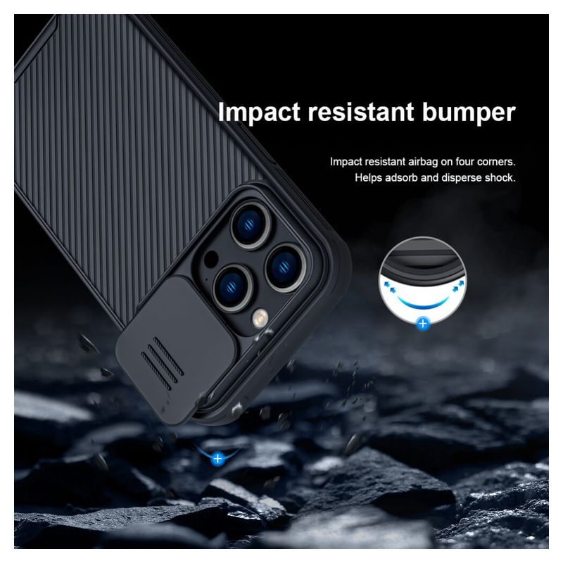 Maskica Nillkin CamShield Pro Magnetic za iPhone 14 Pro 6.1 crna