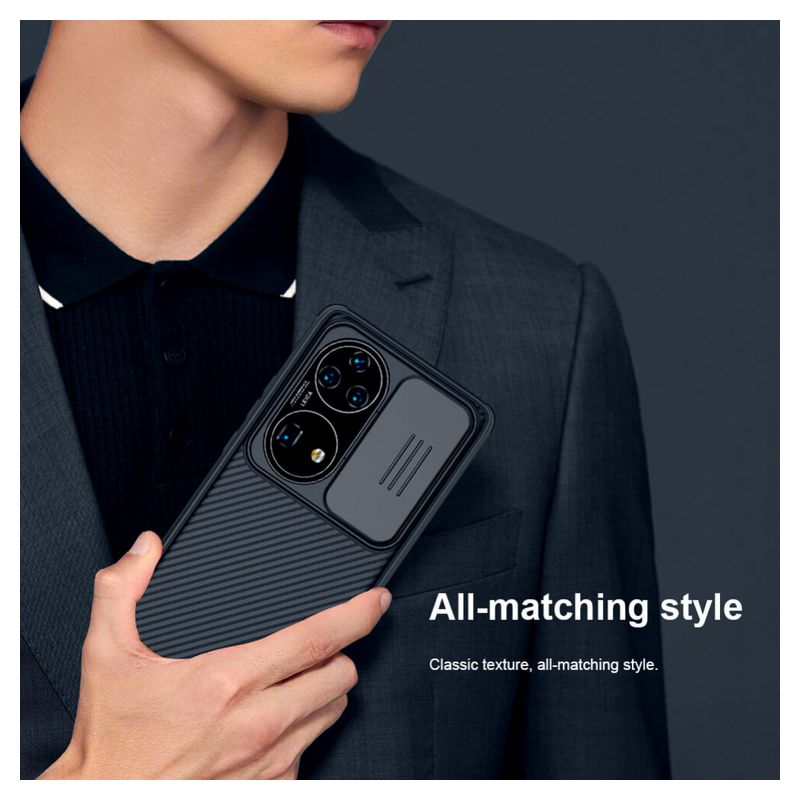 Maskica Nillkin CamShield Pro za Huawei P50 Pro crna