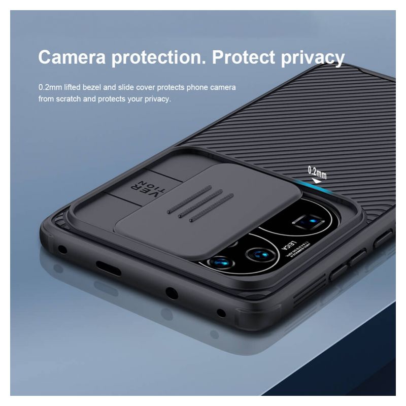 Maskica Nillkin CamShield Pro za Huawei P50 Pro crna