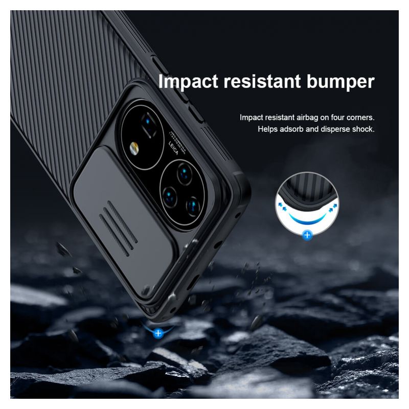 Maskica Nillkin CamShield Pro za Huawei P50 Pro crna