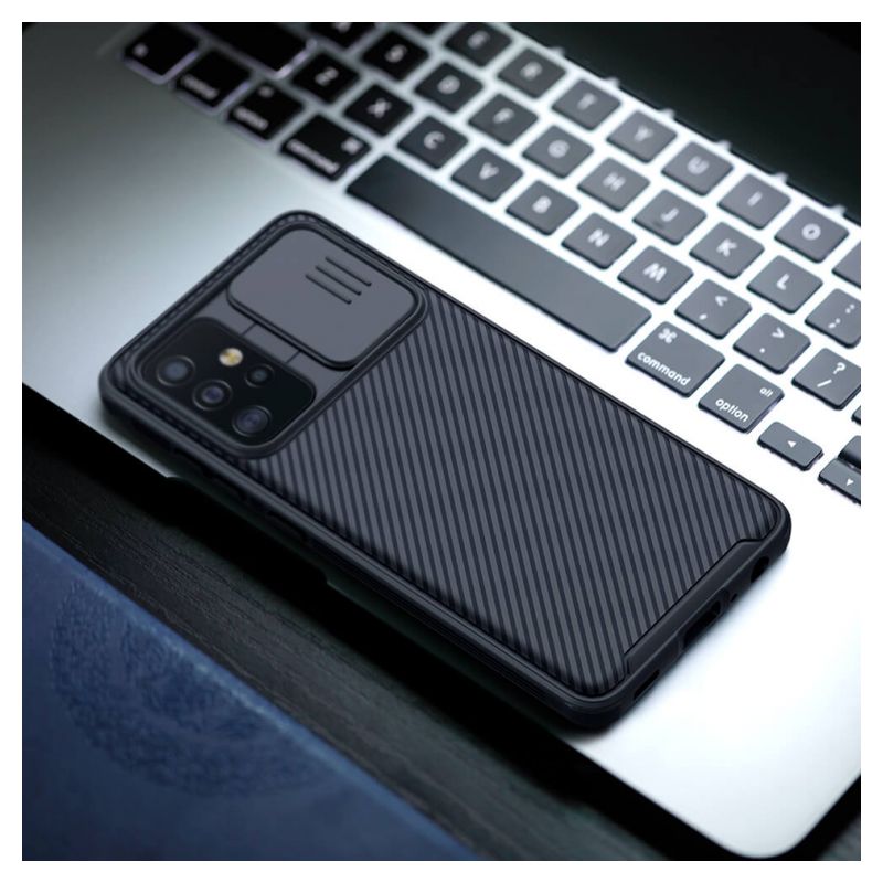 Maskica Nillkin CamShield Pro za Samsung A525F/A526B/A528B Galaxy A52 4G/A52 5G/A52s 5G crna