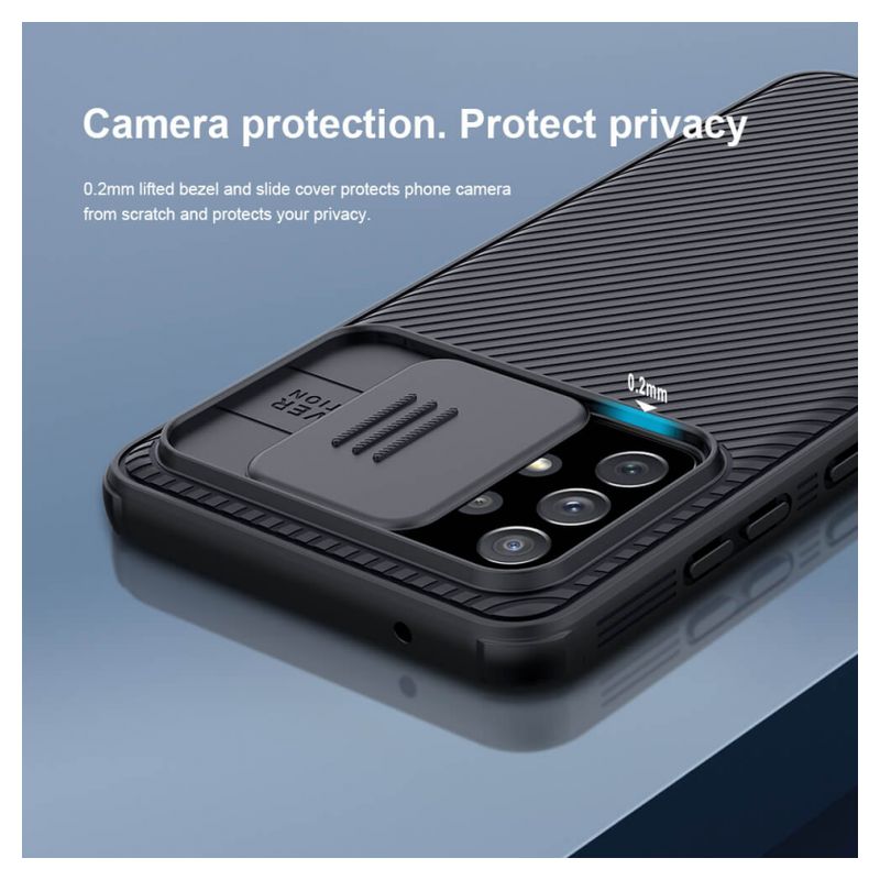 Maskica Nillkin CamShield Pro za Samsung A725F/A726B Galaxy A72 4G/5G (EU) plava