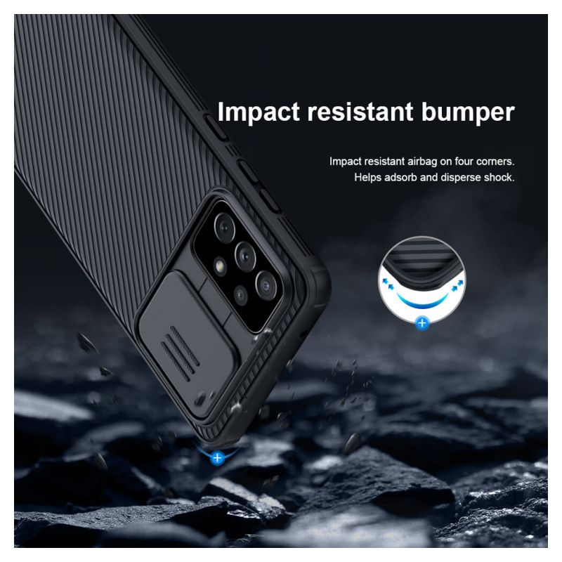 Maskica Nillkin CamShield Pro za Samsung A725F/A726B Galaxy A72 4G/5G (EU) plava
