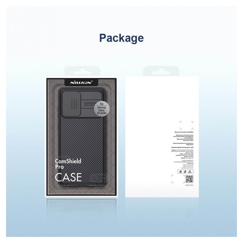 Maskica Nillkin CamShield Pro za Samsung A725F/A726B Galaxy A72 4G/5G (EU) plava