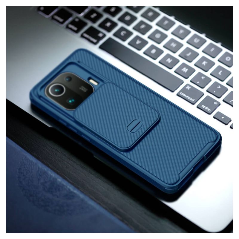 Maskica Nillkin CamShield Pro za Xiaomi 11 Pro plava