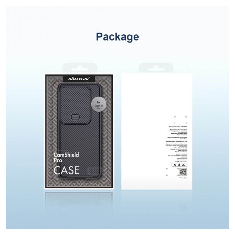 Maskica Nillkin CamShield Pro za Xiaomi 11 Pro plava