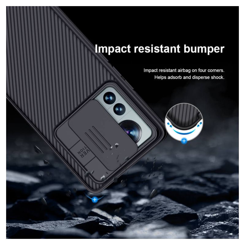 Maskica Nillkin CamShield Pro za Xiaomi 12 Pro zelena