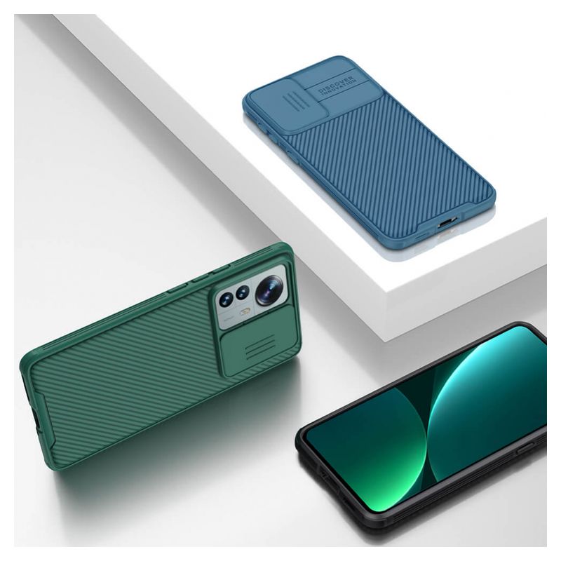 Maskica Nillkin CamShield Pro za Xiaomi 12 Pro zelena
