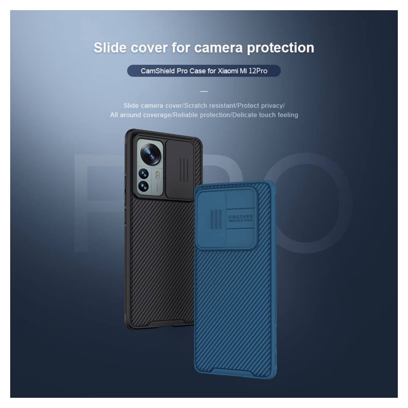Maskica Nillkin CamShield Pro za Xiaomi 12 Pro zelena