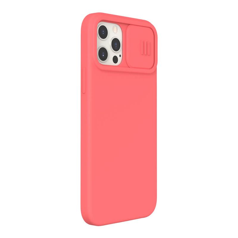 Maskica Nillkin CamShield Silky magnetic za iPhone 12/12 Pro 6.1 pink