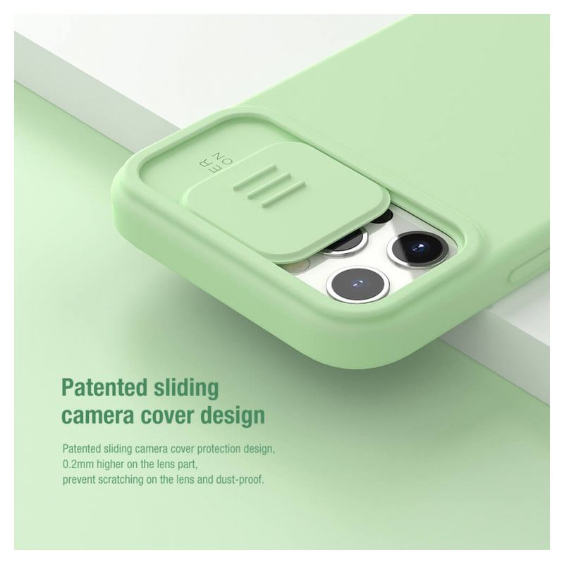 Maskica Nillkin CamShield Silky magnetic za iPhone 12/12 Pro 6.1 pink