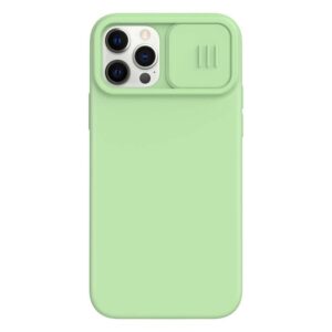 Maskica Nillkin CamShield Silky za iPhone 12/12 Pro 6.1 zelena
