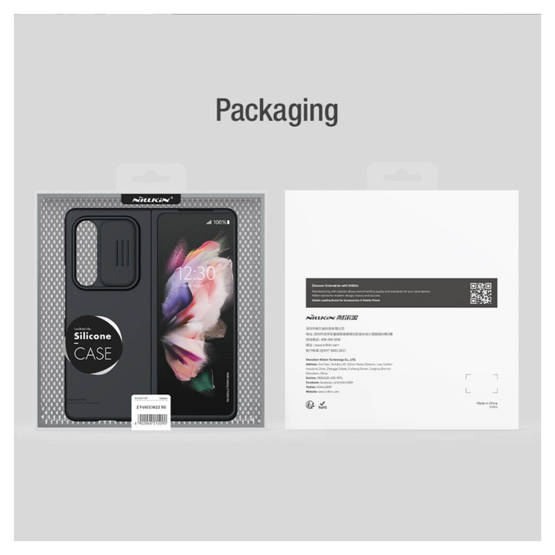 Maskica Nillkin CamShield Silky za Samsung Z Fold 3 crna