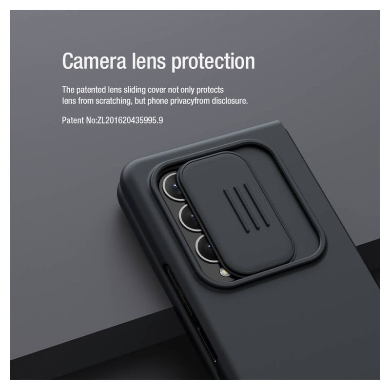 Maskica Nillkin CamShield Silky za Samsung Z Fold 3 crna