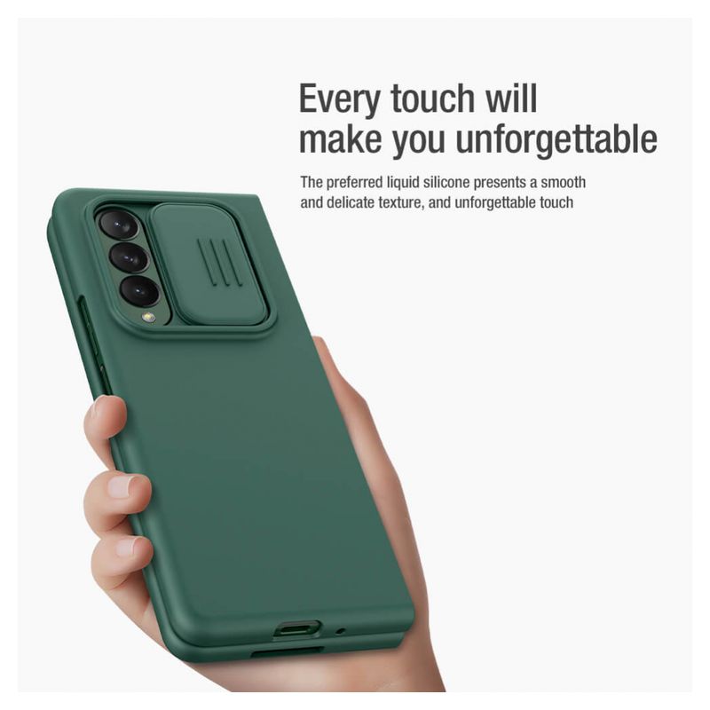 Maskica Nillkin CamShield Silky za Samsung Z Fold 3 zelena