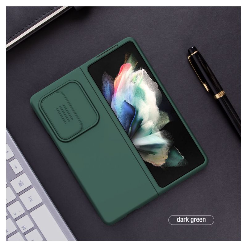 Maskica Nillkin CamShield Silky za Samsung Z Fold 3 zelena