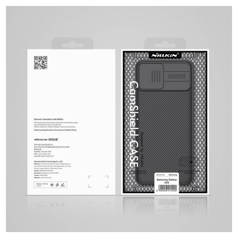 Maskica Nillkin CamShield za Samsung A035G Galaxy A03 crna