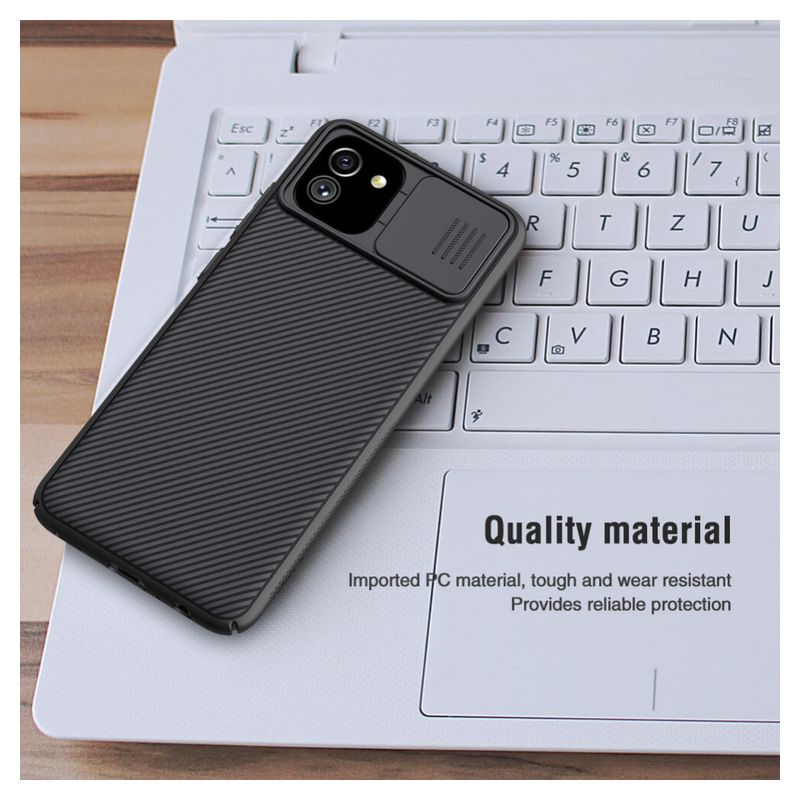 Maskica Nillkin CamShield za Samsung A035G Galaxy A03 crna