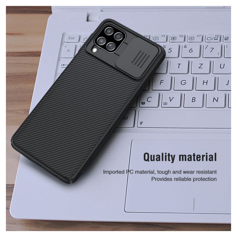Maskica Nillkin CamShield za Samsung A225F Galaxy A22 4G plava