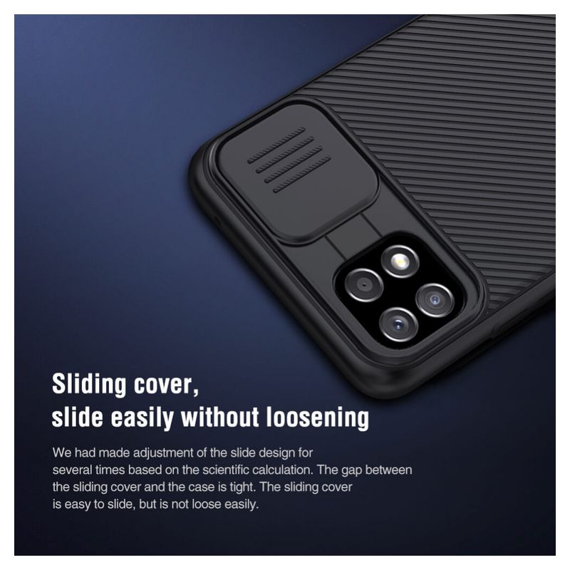 Maskica Nillkin CamShield za Samsung A226B Galaxy A22 5G crna