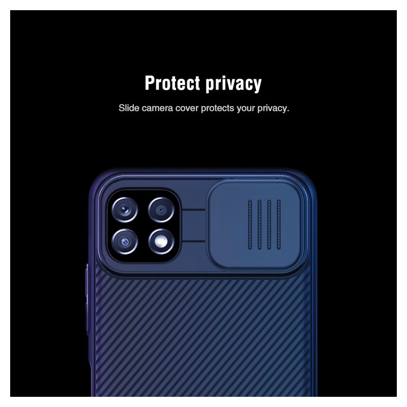 Maskica Nillkin CamShield za Samsung A226B Galaxy A22 5G crna