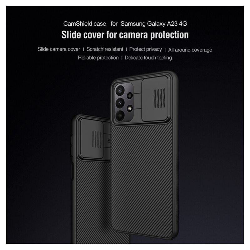 Maskica Nillkin CamShield za Samsung A235F Galaxy A23 4G crna