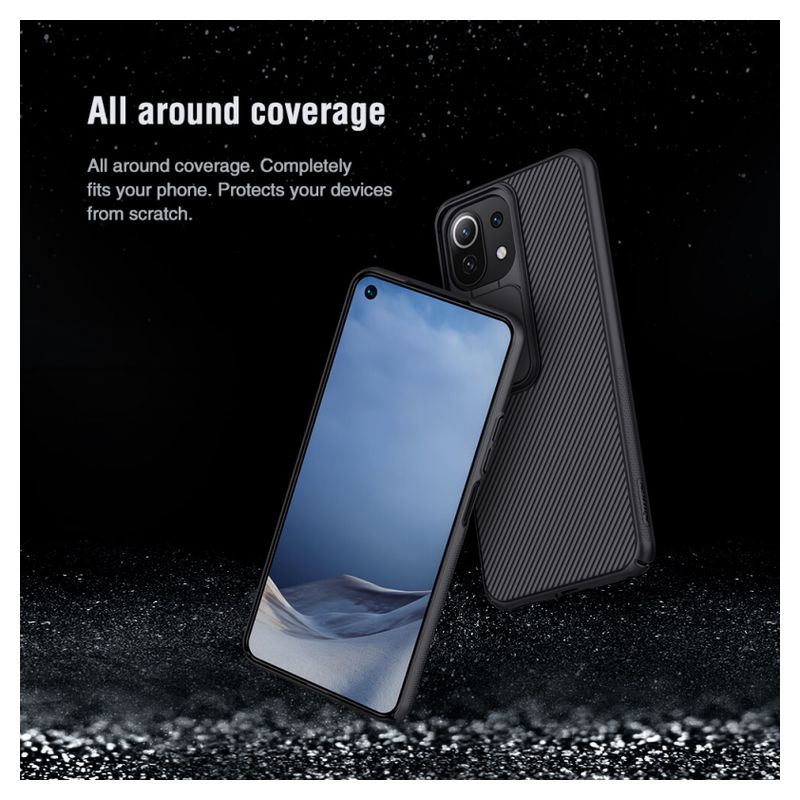 Maskica Nillkin CamShield za Xiaomi Mi 11 Lite crna