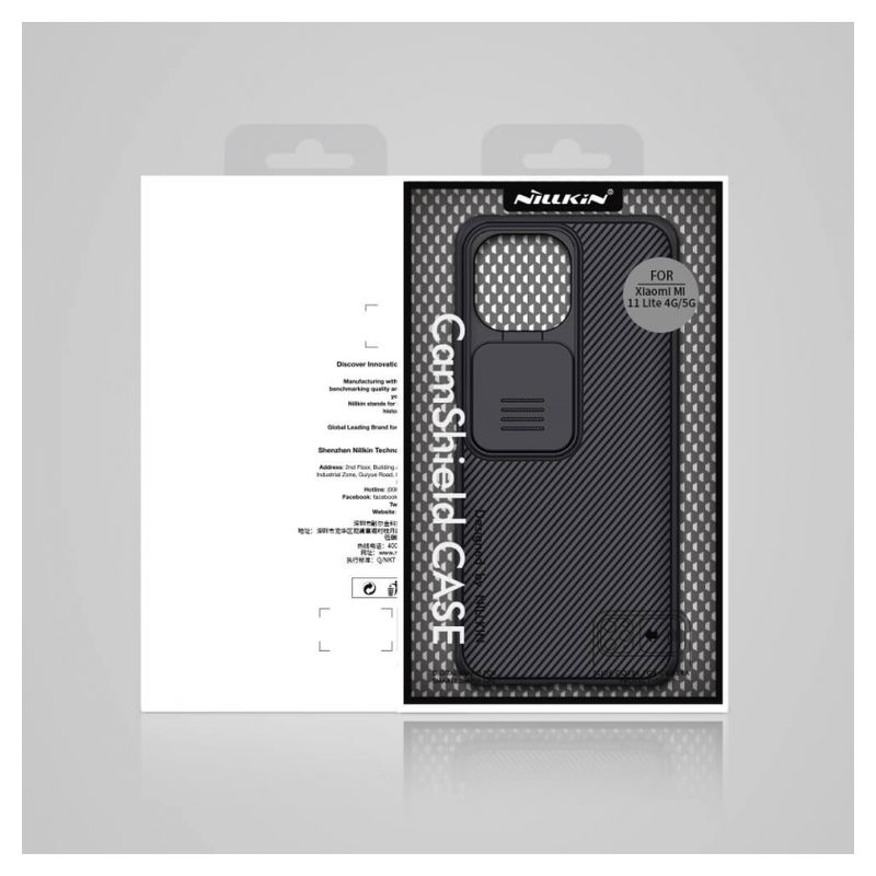 Maskica Nillkin CamShield za Xiaomi Mi 11 Lite crna