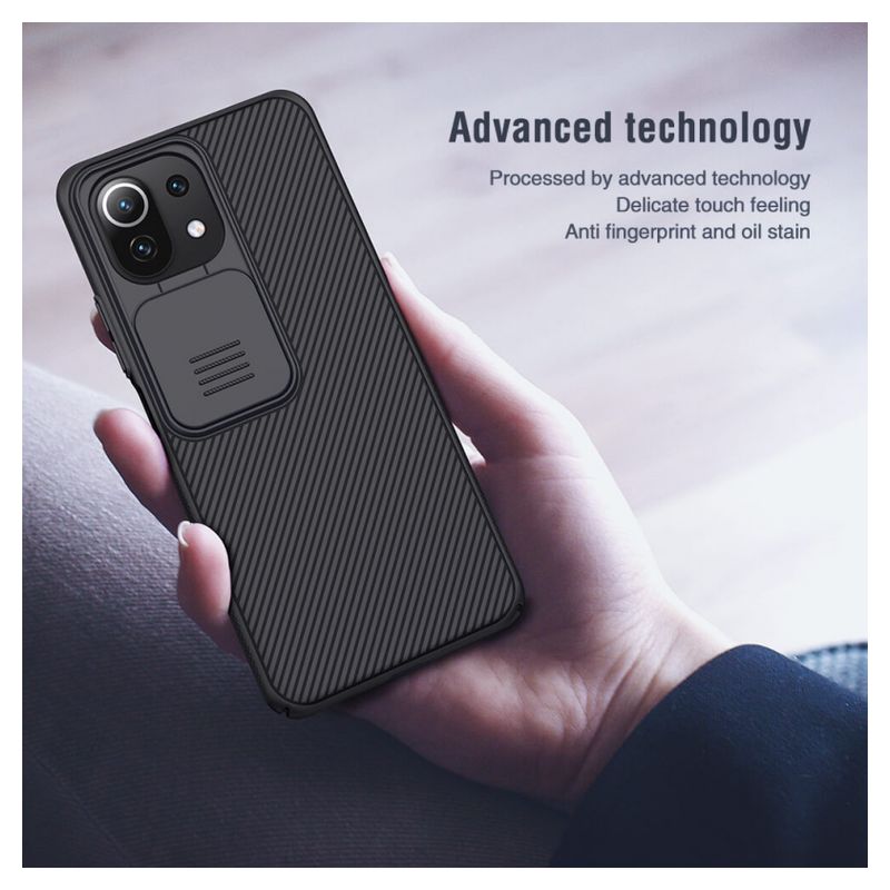 Maskica Nillkin CamShield za Xiaomi Mi 11 Lite crna