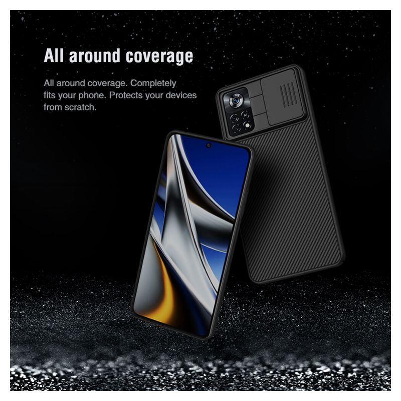 Maskica Nillkin CamShield za Xiaomi Poco X4 pro 5G plava