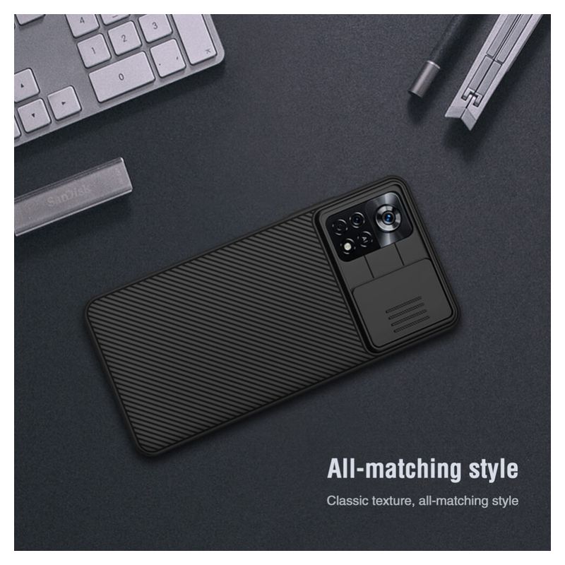 Maskica Nillkin CamShield za Xiaomi Poco X4 pro 5G plava