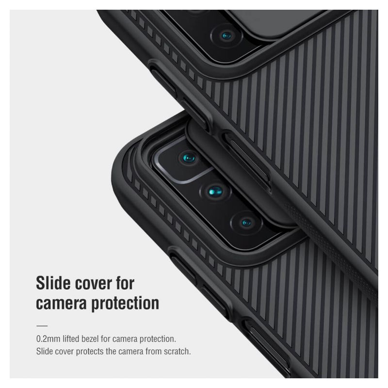 Maskica Nillkin CamShield za Xiaomi Redmi 10/10 Prime crna
