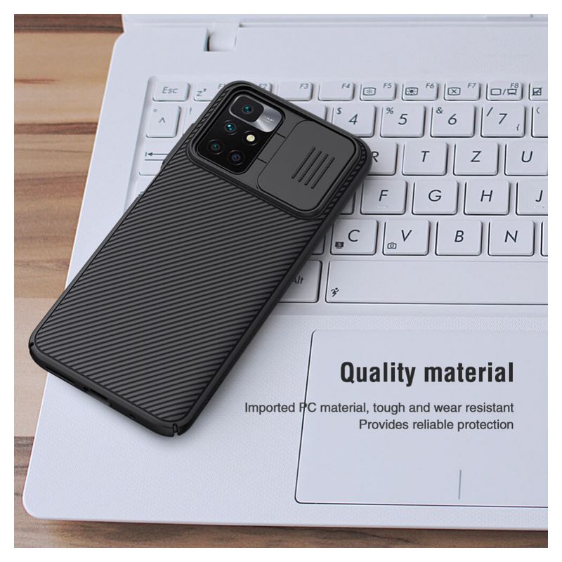 Maskica Nillkin CamShield za Xiaomi Redmi 10/10 Prime crna