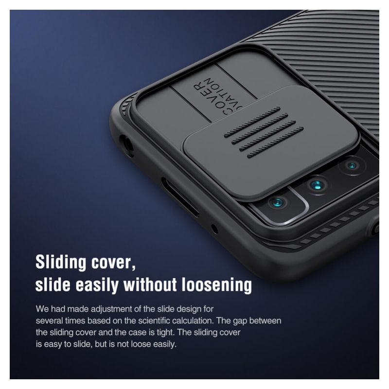 Maskica Nillkin CamShield za Xiaomi Redmi 10/10 Prime crna