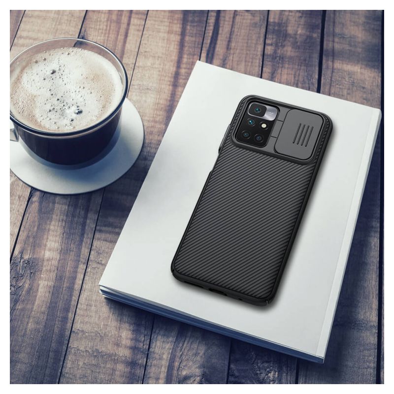 Maskica Nillkin CamShield za Xiaomi Redmi 10/10 Prime crna