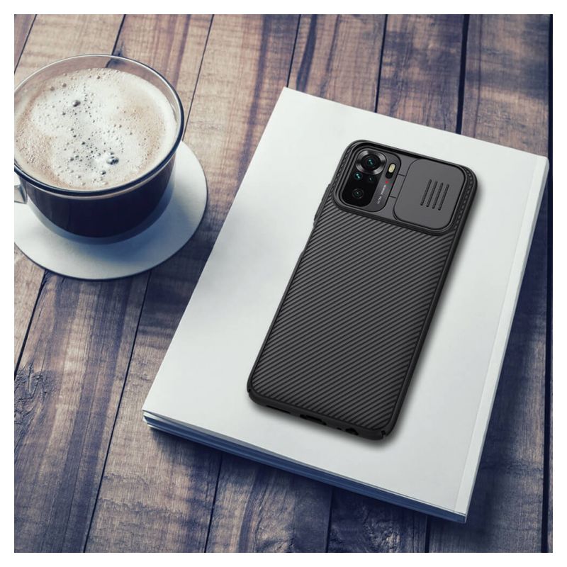 Maskica Nillkin CamShield za Xiaomi Redmi Note 10 4G/10s crna